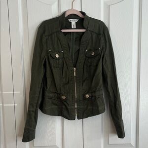 White House Black Mark Dark Green Utility Jacket